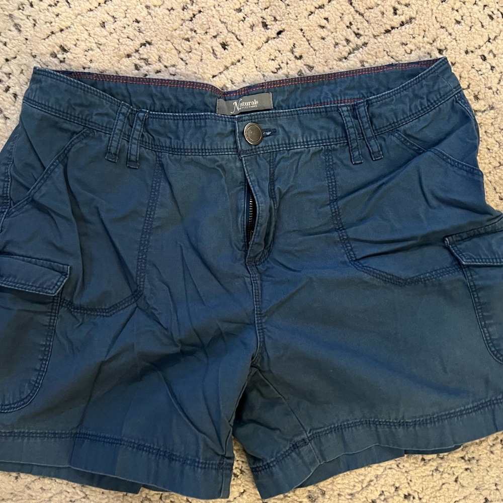Natural Reflections Women's Navy Cargo Shorts